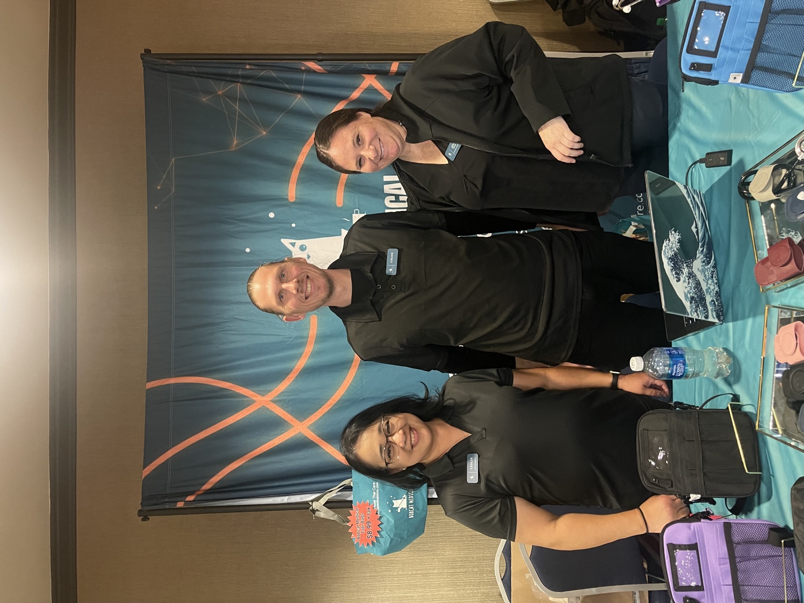 The Bobcat Medical team at the Nurses Day at the Park Expo booth